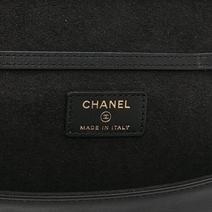 Chanel Caviar Quilted Chain Glasses Case Black 6 of 10