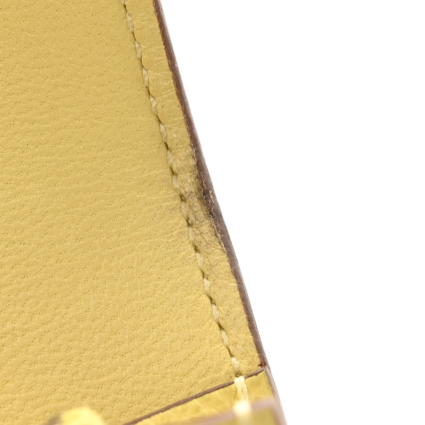 Epsom Constance Slim Wallet Jaune Poussin