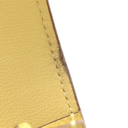 Hermes Epsom Constance Slim Wallet Jaune Poussin 10 of 11