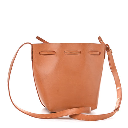 Mansur Gavriel Calfskin Mini Mini Bucket Bag Camello Rosa 2 of 10