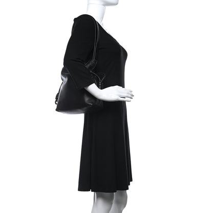Loewe Calfskin Small Flamenco Knot Bag Black 2 of 8