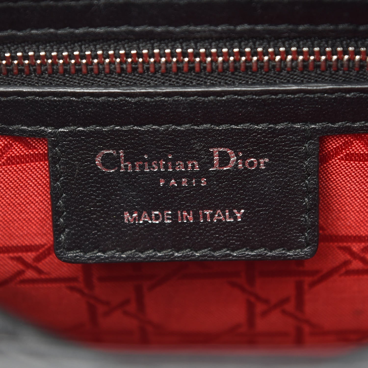 Christian Dior Lambskin Cannage Large Lady Dior Black 5 of 11