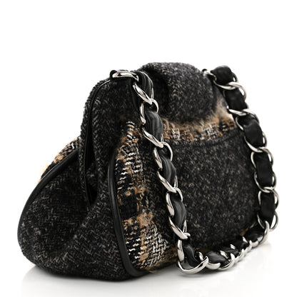 Chanel Wool Tweed Frame Bag Grey Multicolor 3 of 11