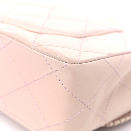 Chanel Lambskin Quilted Medium Single Flap Light Pink 10 of 14