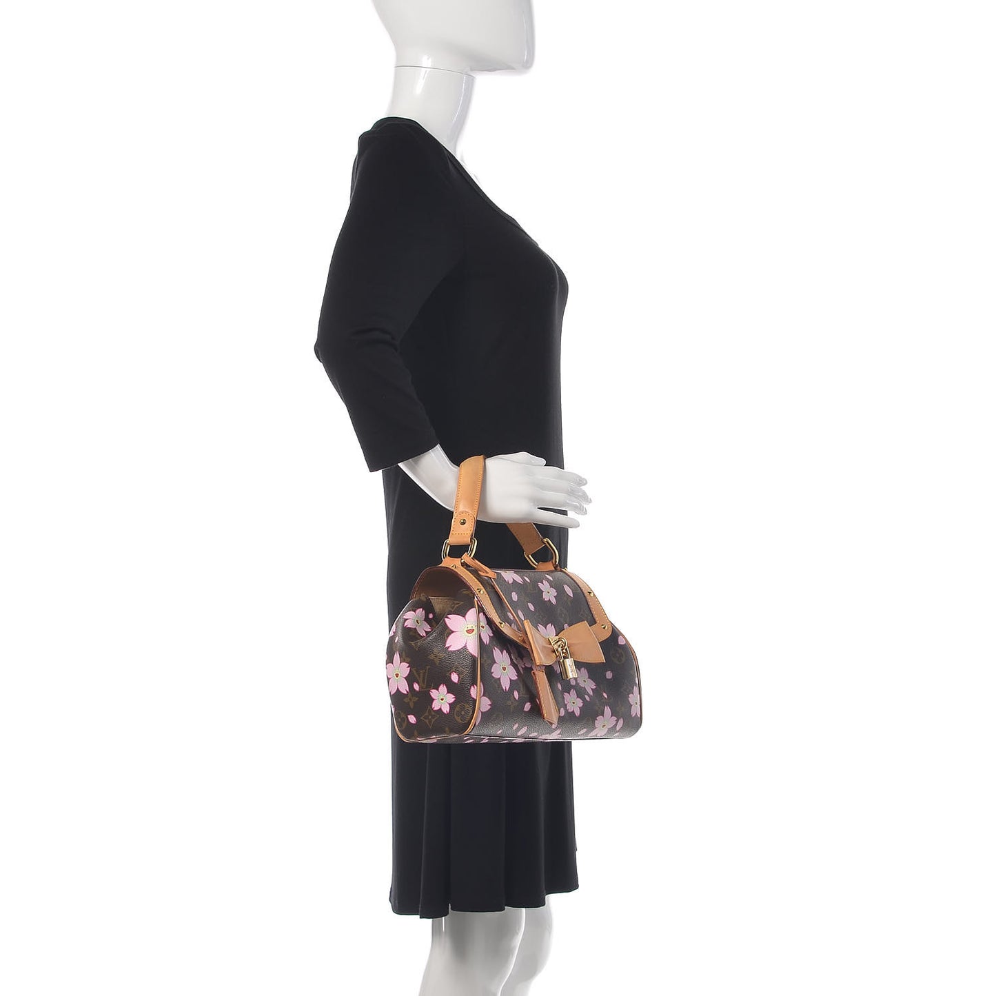Monogram Cherry Blossom Sac Retro Bag Brown