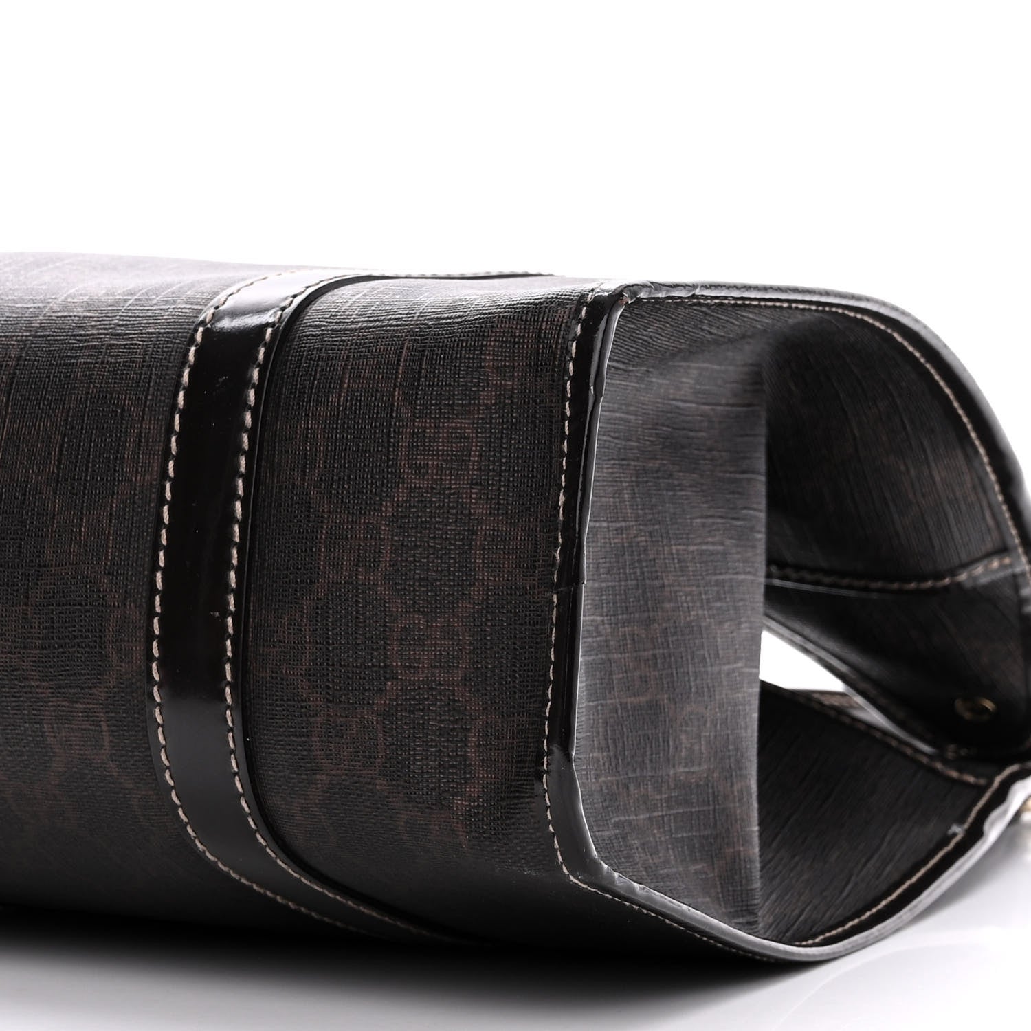 Gucci GG Plus Monogram Medium Joy Shoulder Bag Dark Brown 10 of 14