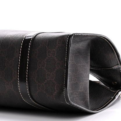 Gucci GG Plus Monogram Medium Joy Shoulder Bag Dark Brown 10 of 14