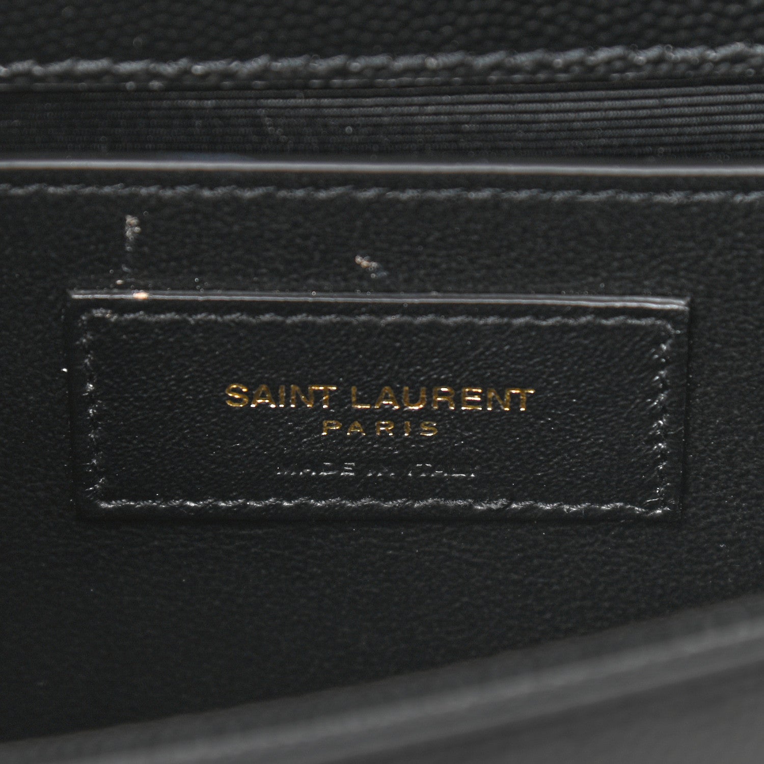 Saint Laurent Grain De Poudre Small Monogram Kate Satchel Black 7 of 10