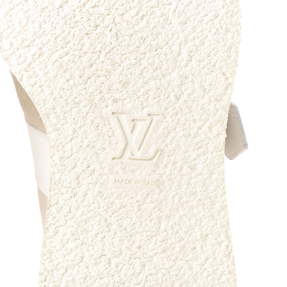 Louis Vuitton Calfskin Suede Mens Creeper Ankle Boots 8.5 White 10 of 11