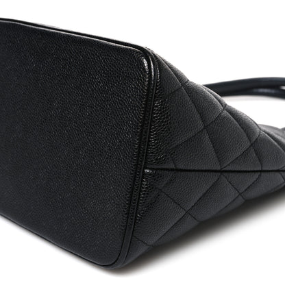 Chanel Caviar Quilted Medallion Tote Black 9 of 9