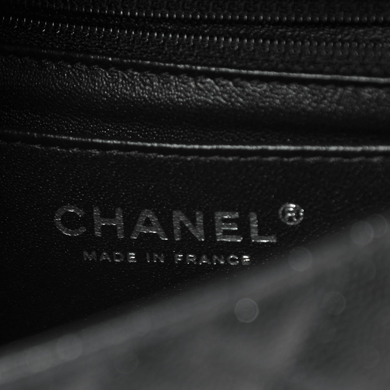 Chanel Iridescent Caviar Quilted Mini Rectangular Flap Black 6 of 8