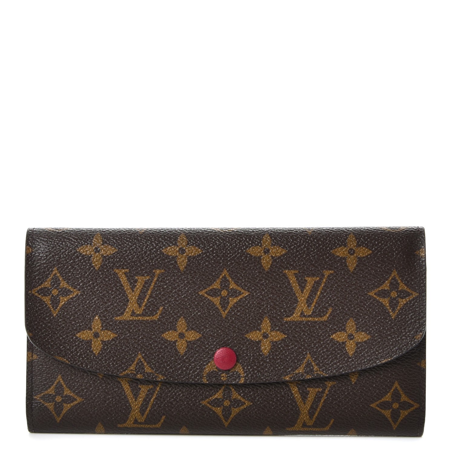 Louis Vuitton Monogram Emilie Wallet Fuchsia 1 of 7