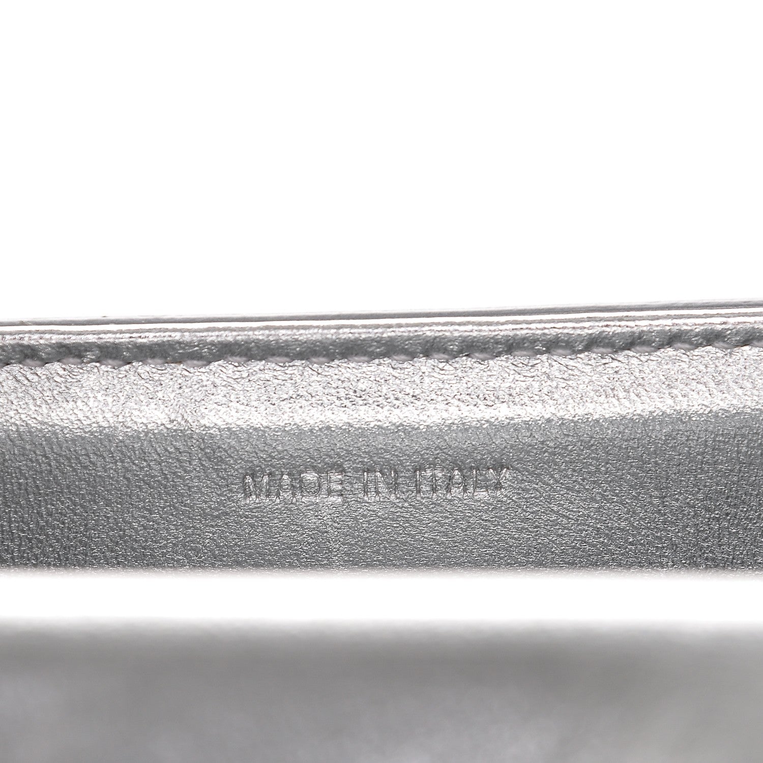 Christian Dior Grained Calfskin Mini Diorever Flap Silver 8 of 8
