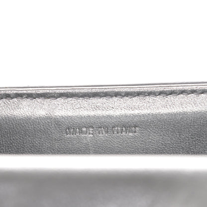 Christian Dior Grained Calfskin Mini Diorever Flap Silver 8 of 8
