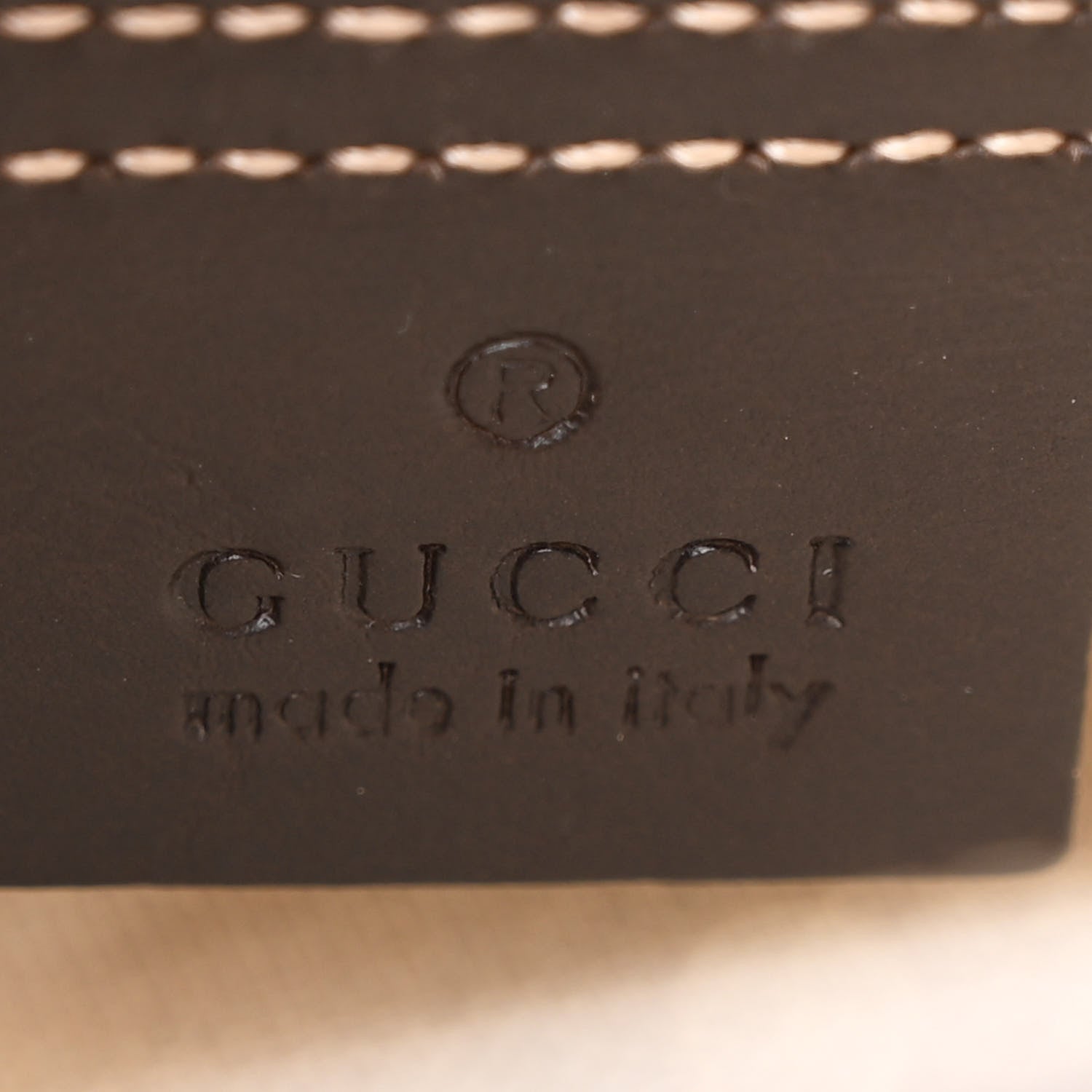 Gucci GG Supreme Monogram Belt Bag Dark Brown 6 of 10