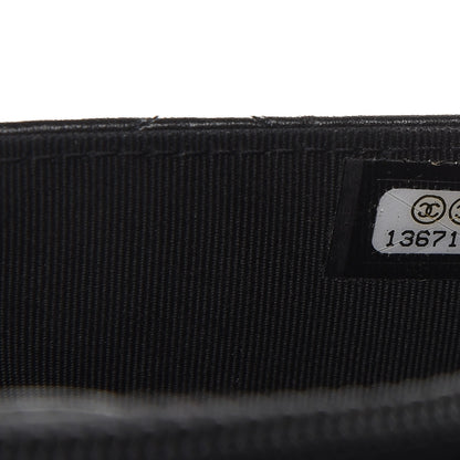 Chanel Lambskin Quilted Wallet On Chain WOC Black 8 of 19