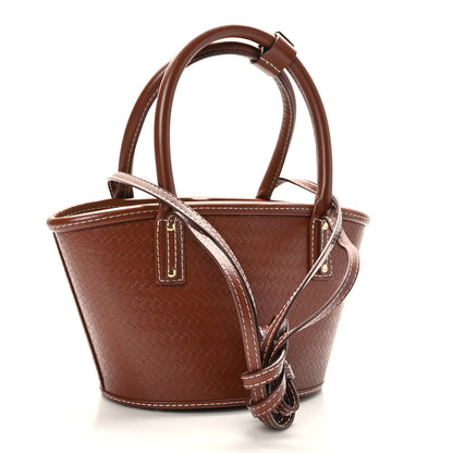 Jacquemus Weave Embossed Calfskin Le Petit Panier Soli Cuir 3 of 9