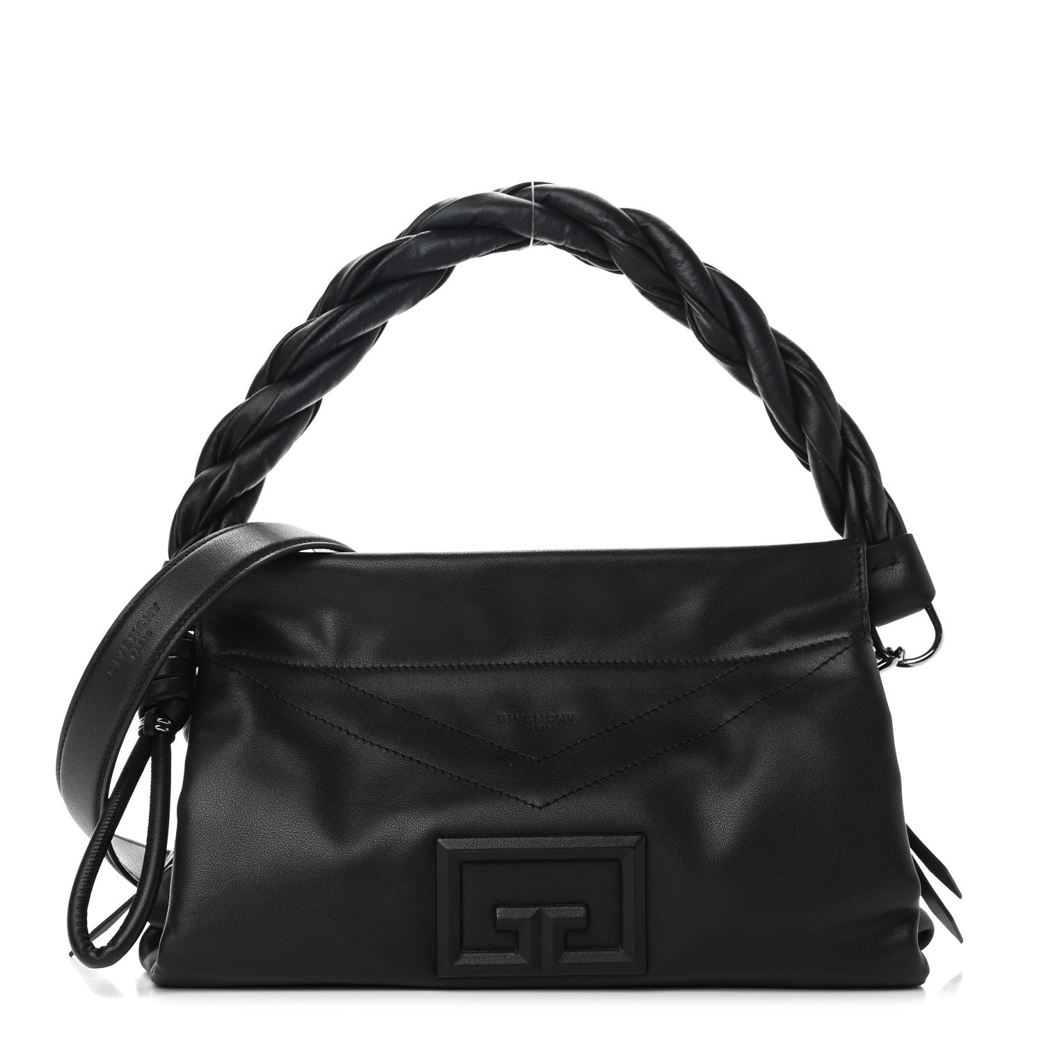 Givenchy Calfskin Medium ID93 Satchel Black 1 of 10