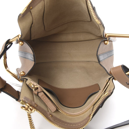 Chloe Grained Calfskin Small Hayley Hobo Nut 4 of 8