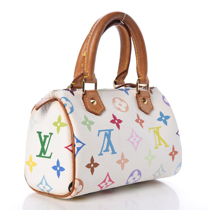 Louis Vuitton Monogram Multicolor Mini Sac HL Speedy White 3 of 11
