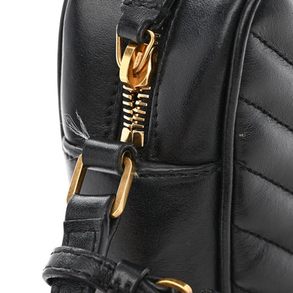 Saint Laurent Calfskin Matelasse Monogram Lou Camera Bag Black 12 of 14