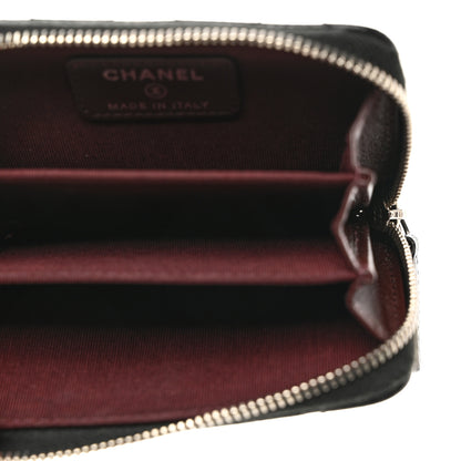 Chanel Caviar Quilted Zip Coin Purse Black 5 of 10