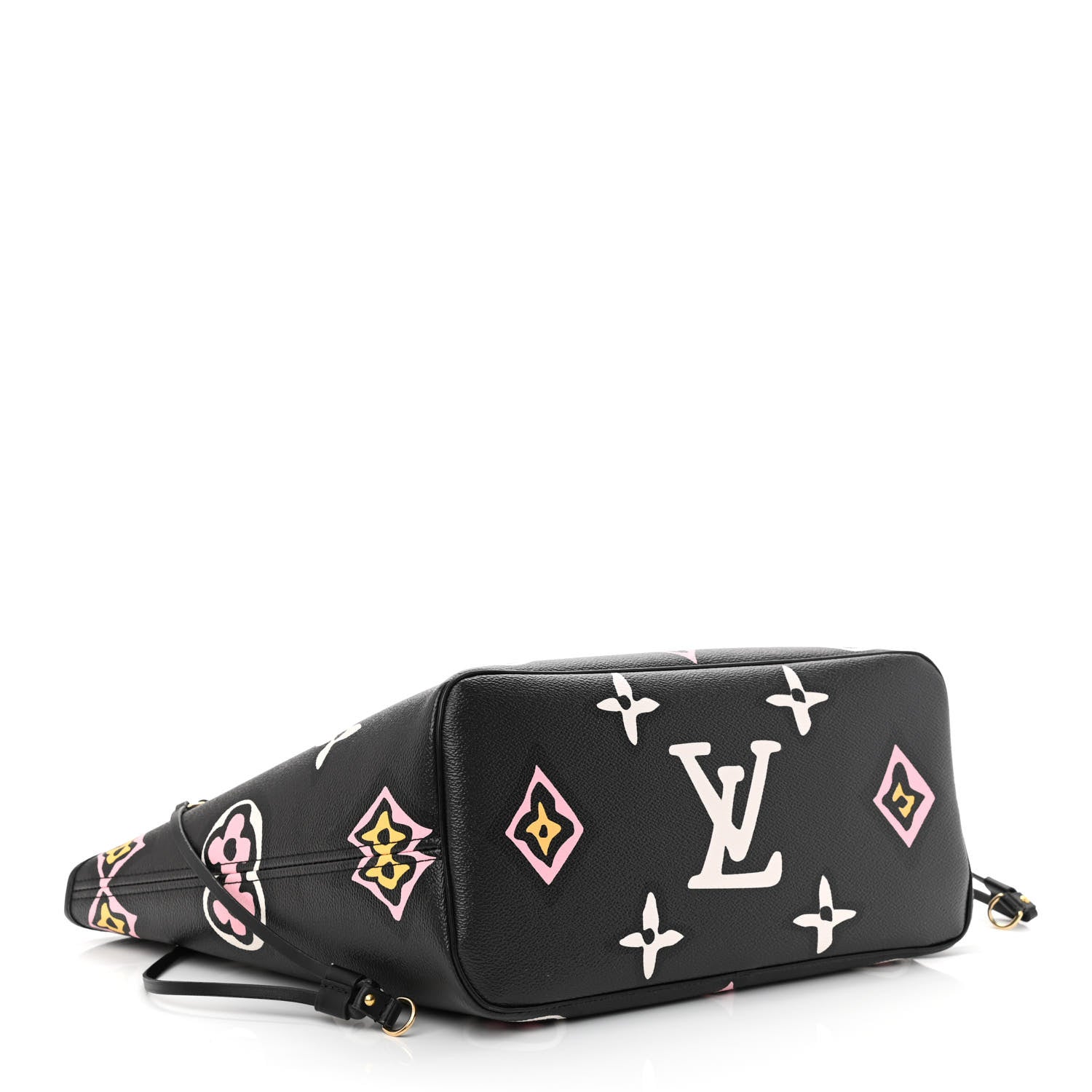 Louis Vuitton Monogram Giant Wild At Heart Neverfull MM Black 5 of 12