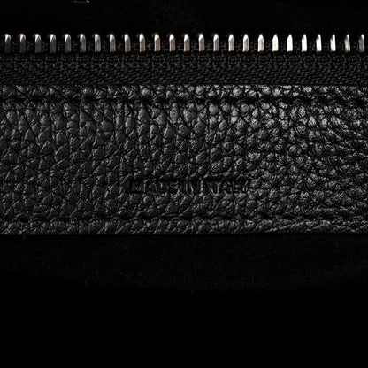 Celine Drummed Calfskin Micro Luggage Black 7 of 10