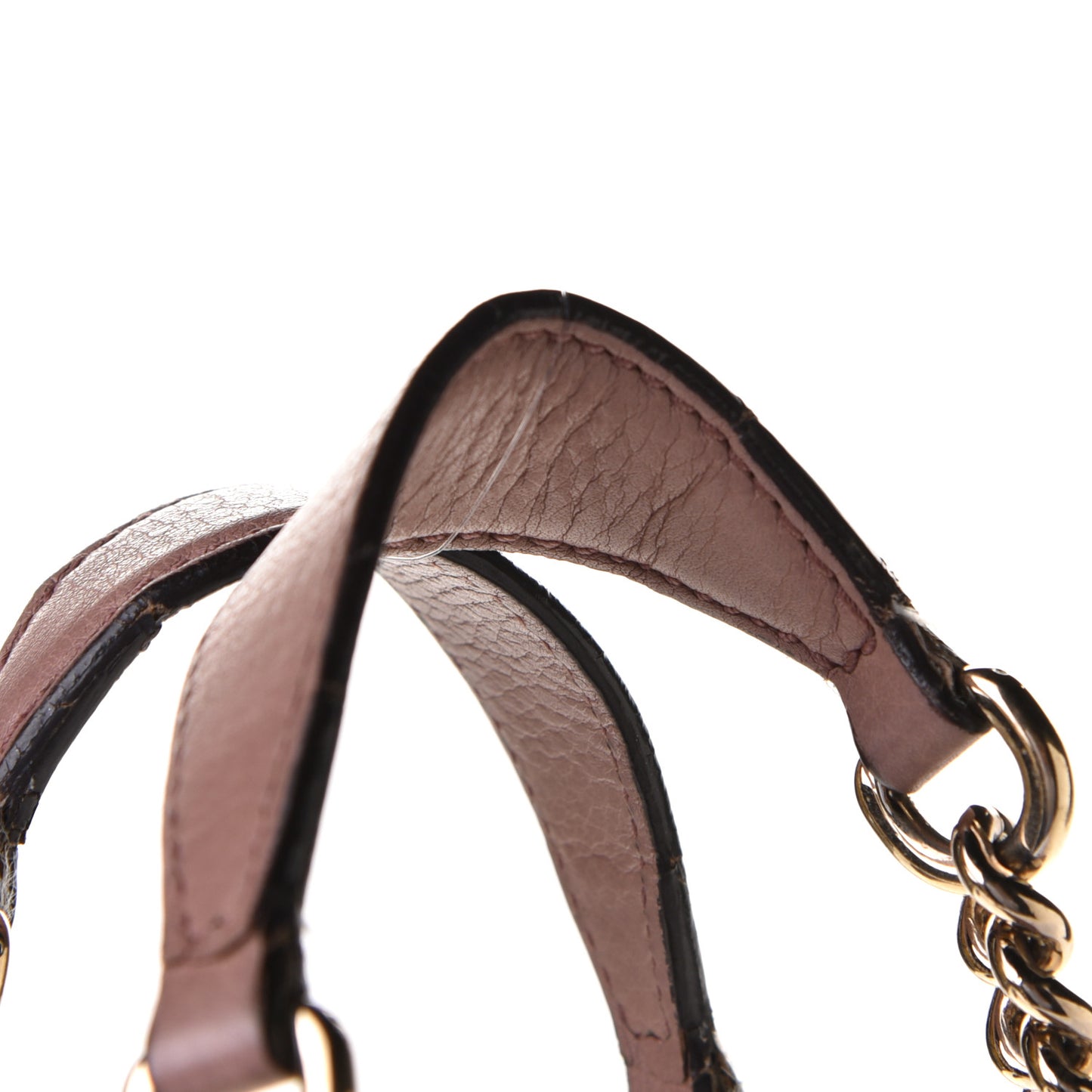Pebbled Calfskin Medium Soho Chain Shoulder Bag Dark Cipria
