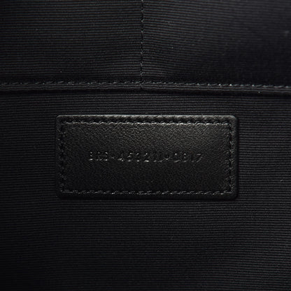 Saint Laurent Lambskin Mixed Matelasse Classic Monogram Zipped Document Holder Black 7 of 7