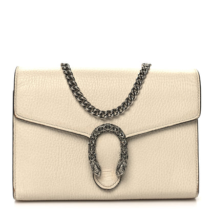 Gucci Dollar Calfskin Mini Dionysus Chain Wallet Mystic White 1 of 15