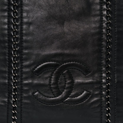Chanel Smooth Calfskin Luxe Ligne Tote Black 6 of 14