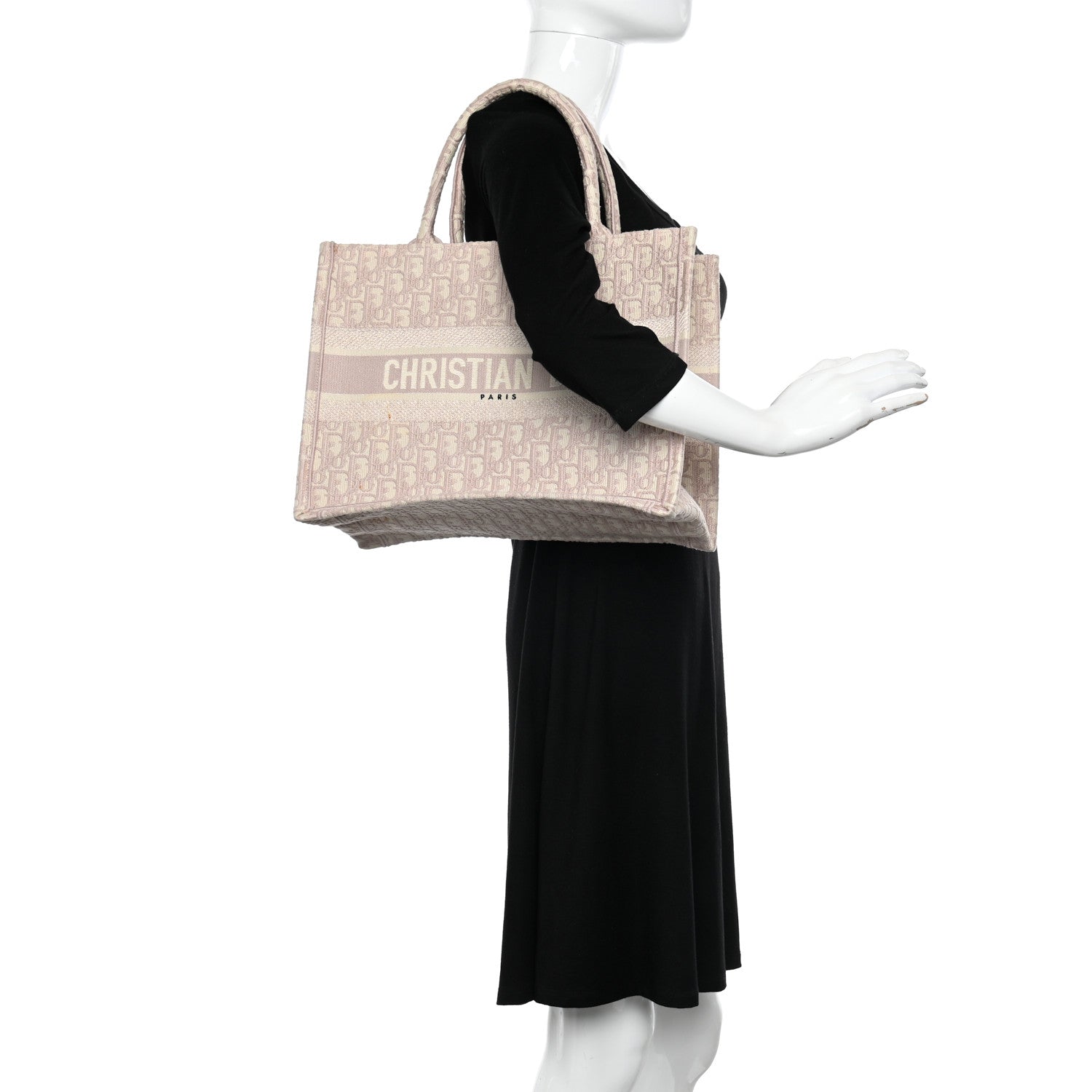 Christian Dior Oblique Medium Book Tote Rose Des Vents 2 of 12