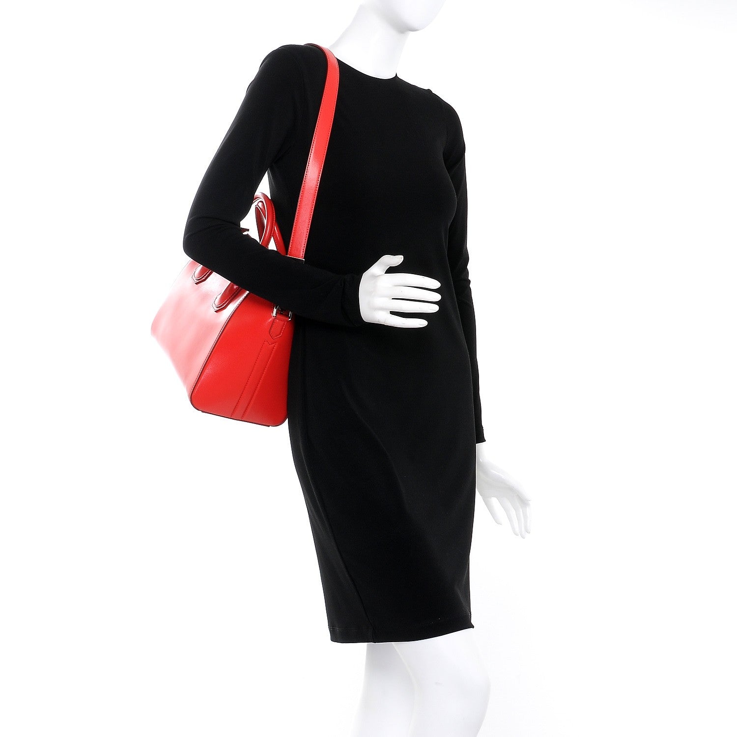 Givenchy Shiny Lord Calfskin Small Antigona Medium Red 2 of 8