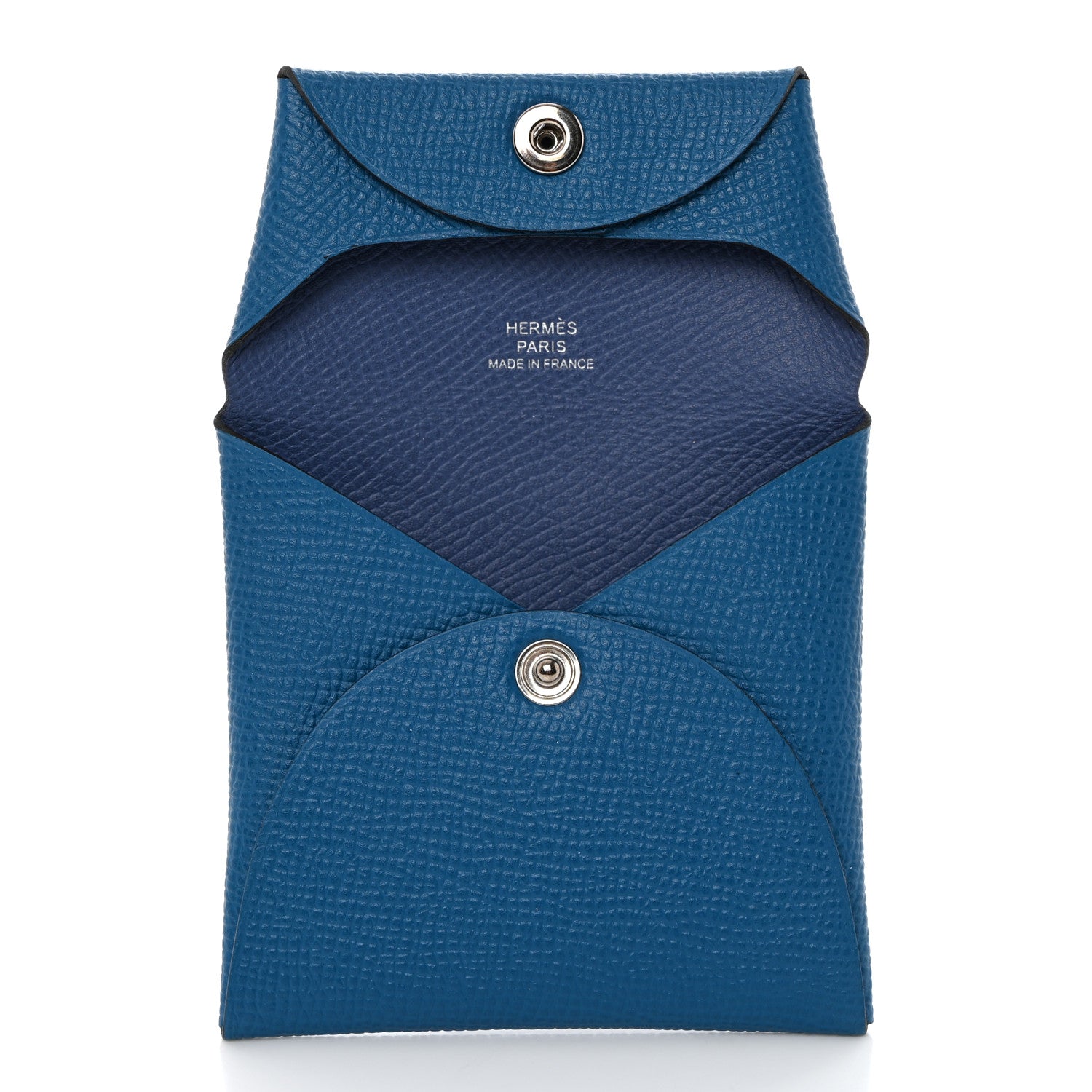 Hermes Epsom Bastia Coin Purse Bleu Paon Colvert 5 of 8