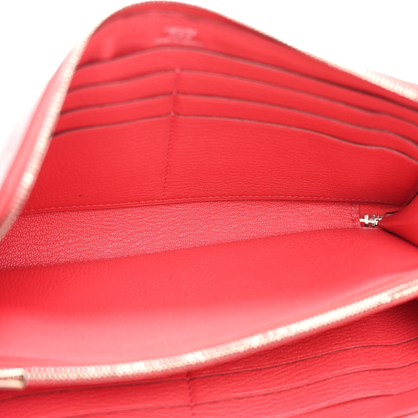 Ostrich Azap Wallet Rouge Vif