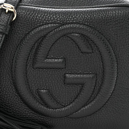 Gucci Pebbled Calfskin Small Soho Disco Bag Black 9 of 11