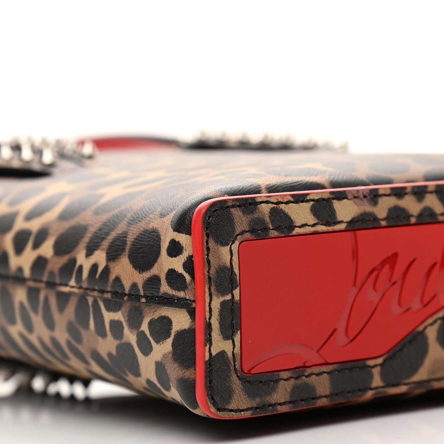 Calfskin Leopard Mini North South Cabata Tote Multicolor