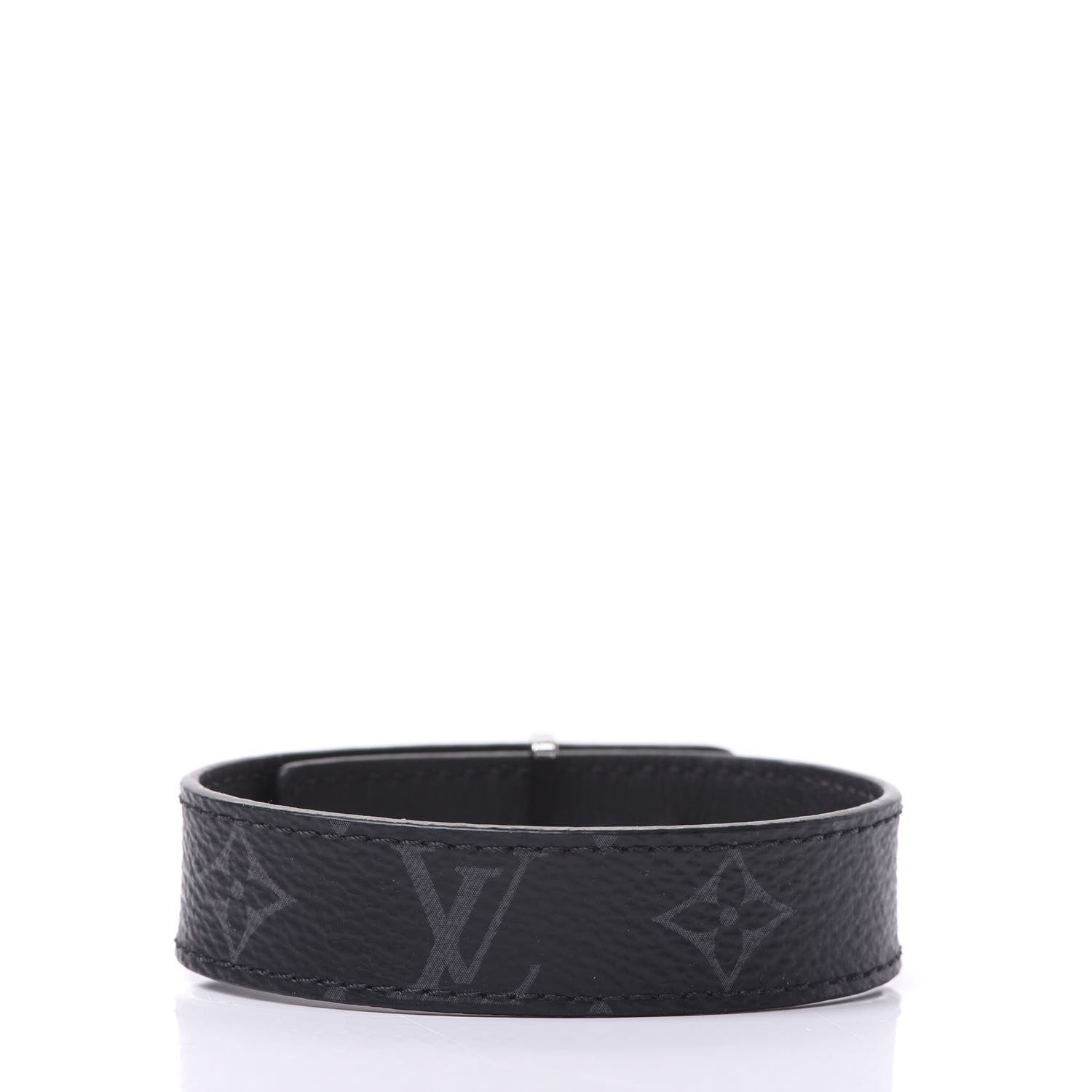 Louis Vuitton Monogram Eclipse LV Slim Bracelet 21 2 of 5