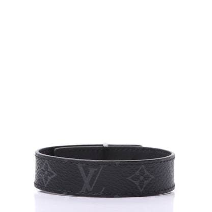Louis Vuitton Monogram Eclipse LV Slim Bracelet 21 2 of 5