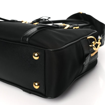 Prada Tessuto Nylon Saffiano Bauletto Black 10 of 10