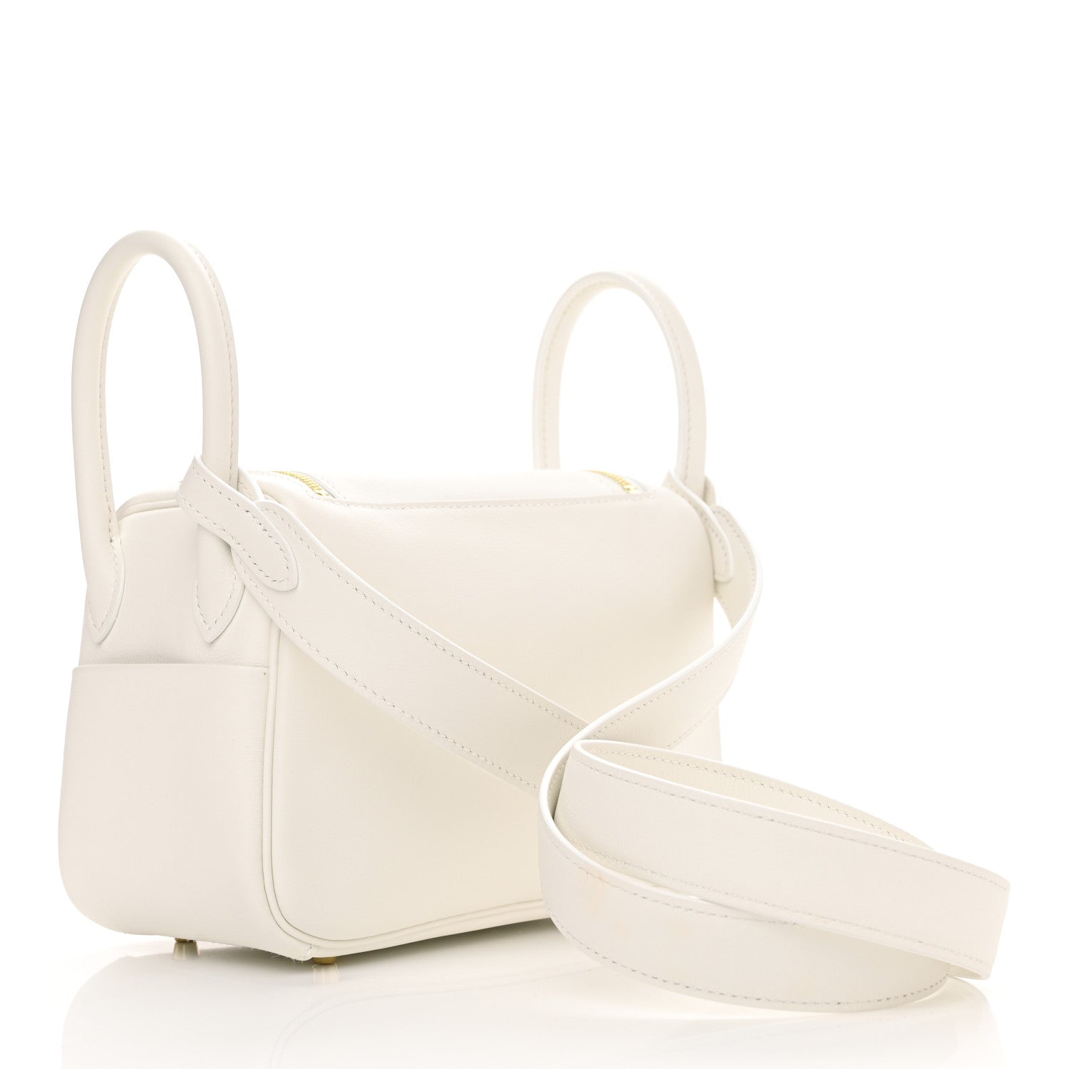 Hermes Swift Mini Lindy 20 White 3 of 13