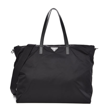 Prada Tessuto Nylon Vela Shopping Tote Black 1 of 9