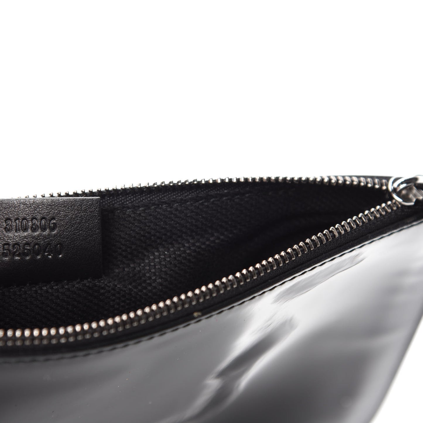 Patent Shearling Large Soho Chain Shoulder Bag Black