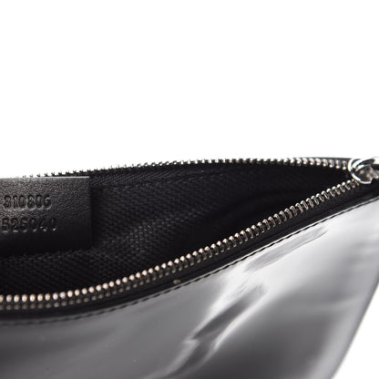 Gucci Patent Shearling Large Soho Chain Shoulder Bag Black 10 of 11