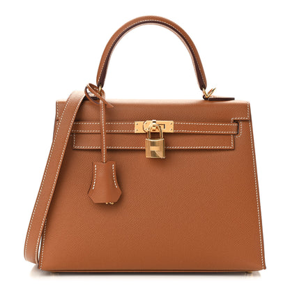 Hermes Epsom Kelly Sellier 25 Gold 1 of 8
