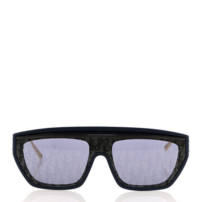 Christian Dior Oblique Diorclub M7U Mask Sunglasses Blue 2 of 8