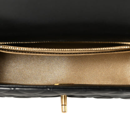 Chanel Lambskin Quilted Mini Rectangular Pearl Crush Flap Black 5 of 12