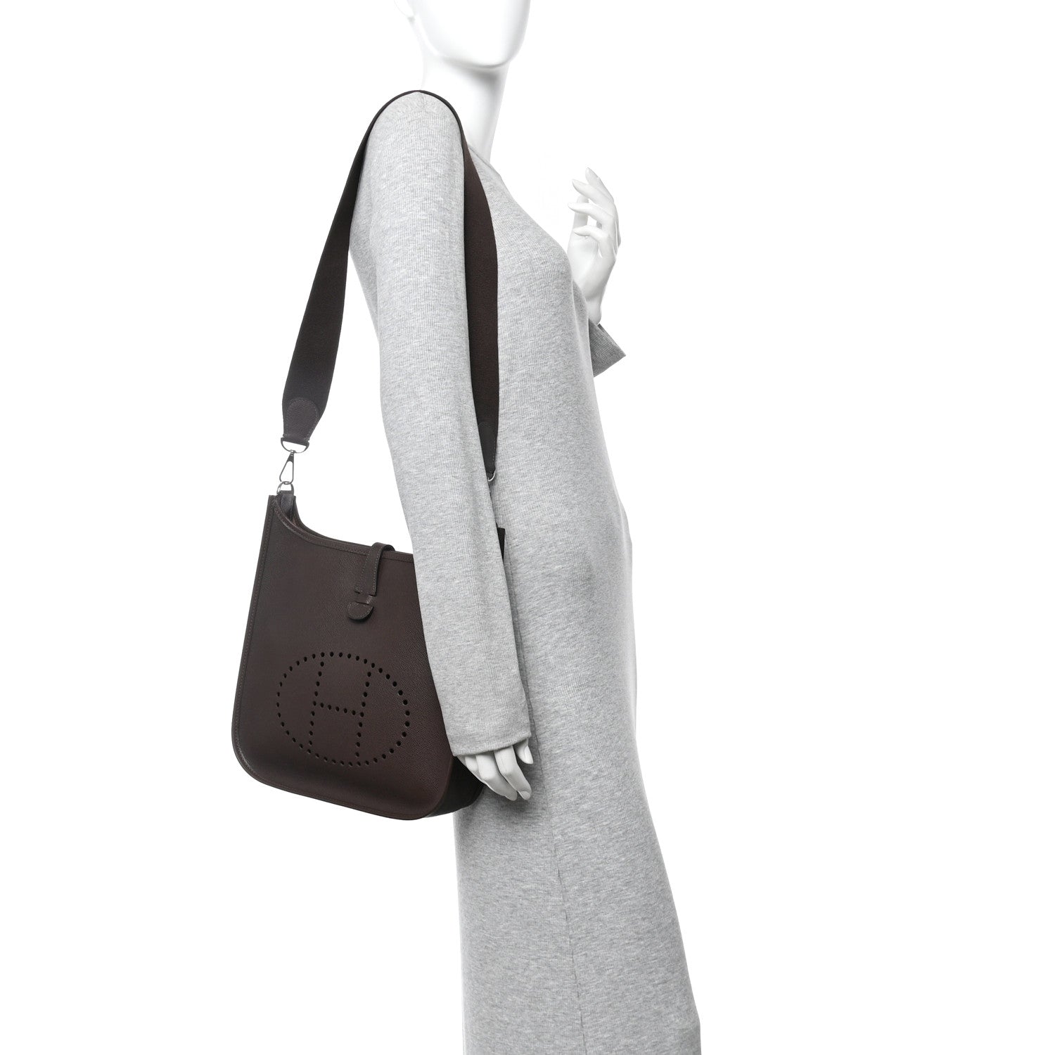 Hermes Epsom Evelyne PM Chocolate 2 of 12