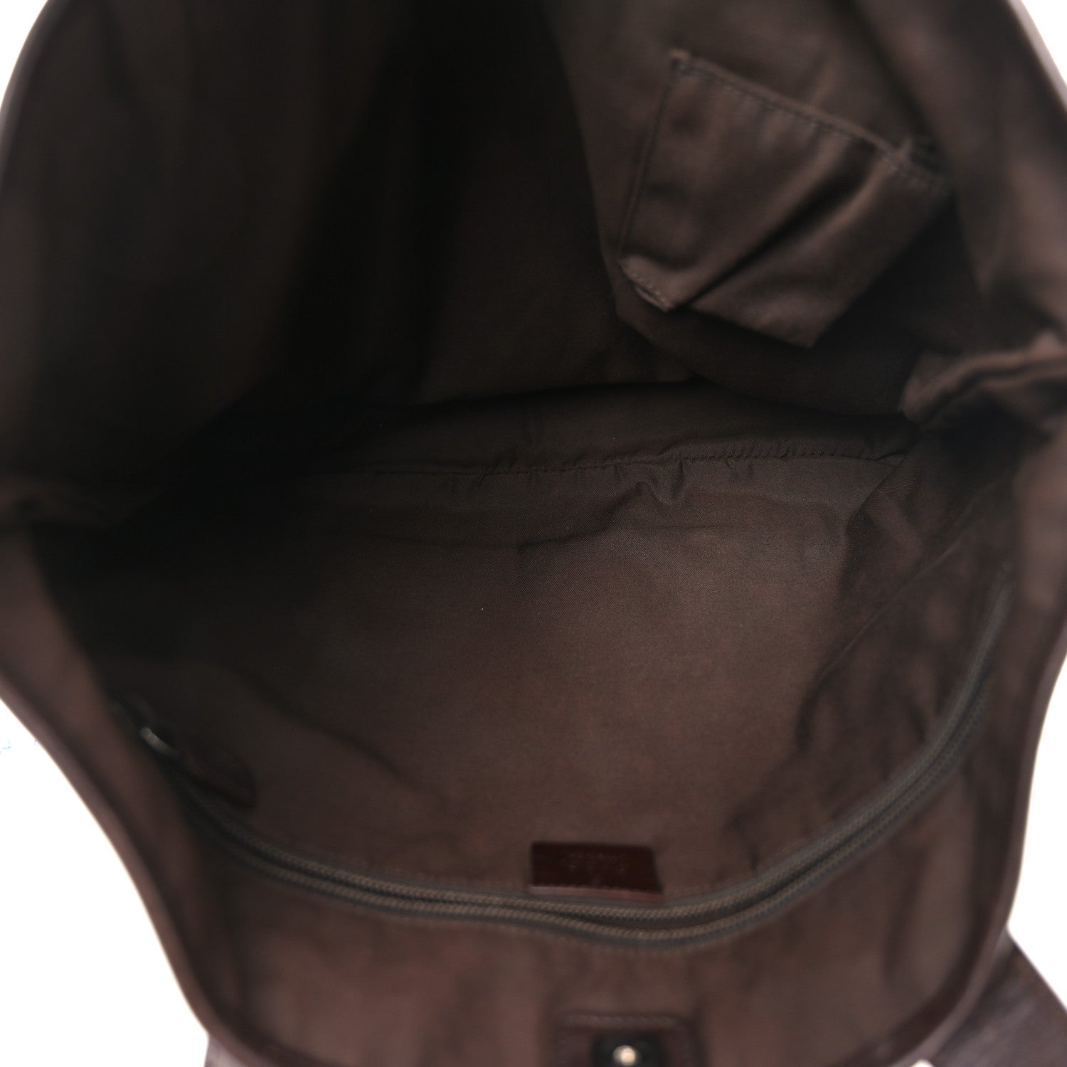 Gucci Monogram Calfskin Tote Dark Brown 5 of 10